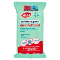 Selex Salviettine Superfici Disinfettanti Presidio Medico Chirurgico 60 Pezzi