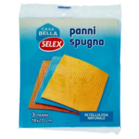 Selex Casa Bella Panni Spugna Multiuso 3 Pezzi
