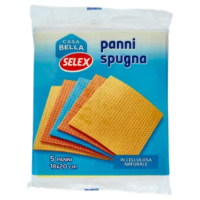 Selex Casa Bella Panni Spugna Multiuso 5 Pezzi