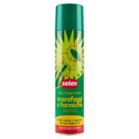 Selex Insetticida Spray Contro Scarafaggi, Formiche e Insetti Striscianti 400 Ml