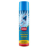 Selex Insetticida Spray Contro Mosche e Zanzare 400 Ml