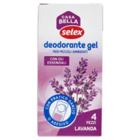 Selex Casa Bella Deodorante Per Piccoli Ambienti Gel Lavanda 4 Pezzi