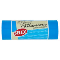 SELEX - SACCHI PATTUMIERA BLU - CON LEGACCIO - CM. 50X60 - 30 LT