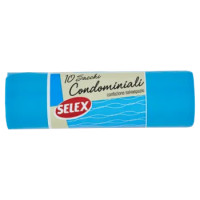 SELEX - SACCHI CONDOMINIALI BLU - CON LEGACCIO - CM. 70X110 - 110 LT
