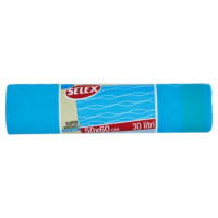 SELEX - SACCHI PATTUMIERA BLU PROFUMATI CON MANIGLIE - CM. 50X60