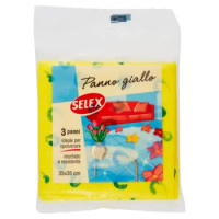 SELEX - PANNO GIALLO - 3 PEZZI