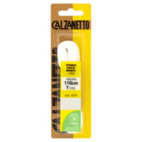 Calzanetto Stringa Piatta 110 Cm Bianco 1 Paio