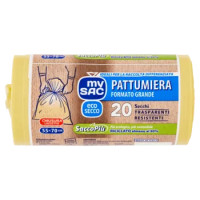 My Sac Eco Secco Pattumiera Formato Grande 55x70cm Sacchi 20 Pz