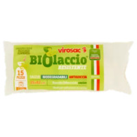 Virosac Biolaccio Resistente Sacchi Biodegradabili Antigoccia 35x42 Cm 6 Litri S 15 Pz