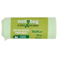 Virosac Nodybag Sacchi Rifiuti Profumati Mela 52x70cm 35 Litri 15 Pz