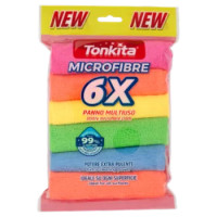 Tonkita Microfibre Panno Multiuso 6 Pz