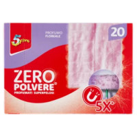 Super5 Zero Polvere Profumati Superpelosi Profumo Floreale 20 Pz