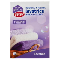 Selex Casa Bella Detersivo Per Lavatrice In Polvere Profumo Lavanda 18 Misurini 1,170 Kg
