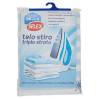 Selex Casa Bella Telo Stiro Triplo Strato 140x50 Cm
