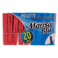 Marisa Blu Mollette Con Molla Antiruggine 20 Pz