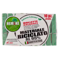 Remake Mollette Colorate Con Molla Antiruggine 10 Pz