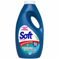 Soft Detersivo Lavatrice Liquido Igienizzante 50 Lavaggi 2250ml