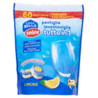 Selex Casa Bella Detersivo Per Lavastoviglie Pastiglie Tutto In 1 10 Funzioni Al Limone 60 Pezzi