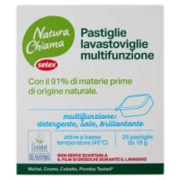 Selex Natura Chiama Detersivo Per Lavastoviglie Pastiglie Multifunzione Ecologico 26x18 g