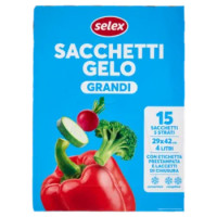 Selex Sacchi Gelo Grandi Cm 29X42 15 Pezzi