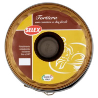 SELEX - TORTIERA CON CERNIERA 2 FONDI - CM 26