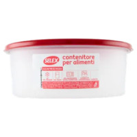 Selex Contenitore Per Alimenti Freezer/Frigo Tondo 1,80 L