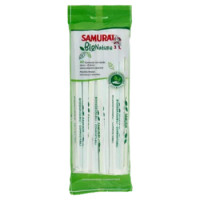 Samurài BioNature Cannucce Con Snodo 24cm - Ø 5mm Singolarmente Imbustate 40 Pz
