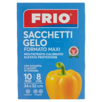 Frio Sacchetti Gelo Formato Maxi 8 Litri 34 x 52 Cm 10 Pezzi