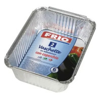 Frio 2 Vaschette in Alluminio con Coperchio