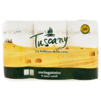 Tuscany Asciugatutto Maxi Rotoli 6 Pz