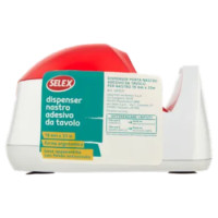 Selex Nastro Adesivo Mm 19 X m 33 + Dispenser Da Banco