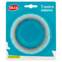 Selex Nastro Adesivo 15 Mm x 66 m Trasparente