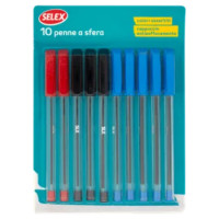 Selex Penna a Sfera Colori Assortiti 10 Pezzi