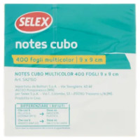 Selex Notes Cubo Multicolor 400 Pezzi