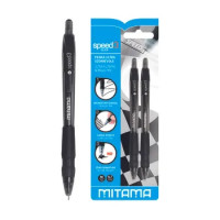 Mitama Speed3 Penna Scatto Superscorrevole Nera 2 pezzi