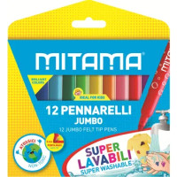 Mitama Pennarelli Jumbo Superlavabili pezzi 12