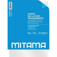 Mitama 10 Fogli di Carta da Lucido Trasparente