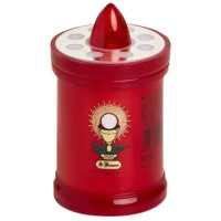 Lumino Religioso Elettrico Rosso 48x111mm