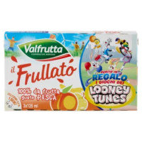 Valfrutta Il Frullato 100% Da Frutta Gusto Pesca 3 x 125 Ml