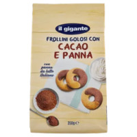 IL GIGANTE Frollini Golosi Con Cacao e Panna 350 g