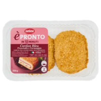 Selex è Pronto Cordon Bleu Di Pollo Allevato Senza Antibiotici Con Prosciutto e Formaggio 2x125 g