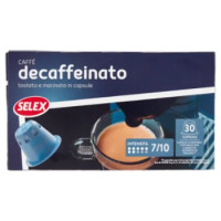 Selex Caffé In Capsule Decaffeinato Compatibili Nespresso 30 Pezzi