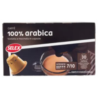 Selex Caffé In Capsule 100% Arabica Compatibili Nespresso 30 Pezzi