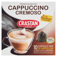 Crastan Preparato Per Cappuccino Cremoso Capsule Compatibili Con Macchine Dolce Gusto* 10 x 14 g