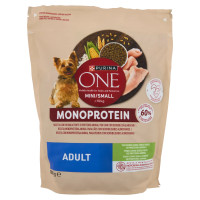 PURINA ONE Mini/Small Monoprotein Adult Tacchino 800g