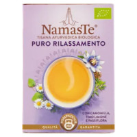 Pompadour NamasTe Tisana Ayurvedica Biologica Puro Rilassamento 15 x 1,8 g