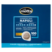 Caffè Motta Espresso Bar Napoli Cialde Universali Compostabili 100 x 7 g