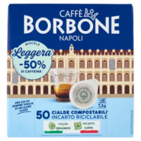 Caffè Borbone Miscela Leggera Cialde Compostabili* 50 x 7,2 g