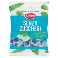 Selex Caramelle Dure Ripiene Balsamiche Mentolo Eucaliptolo Senza Zucchero 70 g