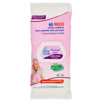 Fresh & Clean Personal Care Igiene Intima Maxi Salviette Umidificate 60 Pz